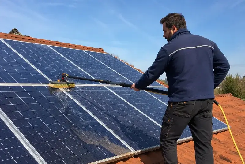 Nettoyage et entretien de panneaux solaires à Vinça