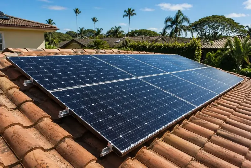 Installation de panneaux solaires à Vinça